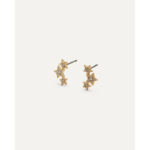 Τα σκουλαρίκια Silvia Gold Stud είναι η τέλεια ενσάρκωση του παιχνιδιάρικου και μοντέρνου σχεδιασμού, διασκεδαστικά και μοντέρνα από υποαλλεργικό ορείχαλκο!