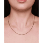 Το κολιέ Tiziana Gold της Veramé Gioielli είναι εκλεπτυσμένο και ενσαρκώνει την απλότητα και την κομψότητα φτιαγμένο από Χειρουργικό ατσάλι 316L.