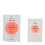Το Matte Make-up Stick SPF 50 είναι ένα ανάλαφρο make-up σε μορφή stick που προσφέρει υψηλή αντηλιακή προστασία από την UVA, UVB και IR ακτινοβολία.