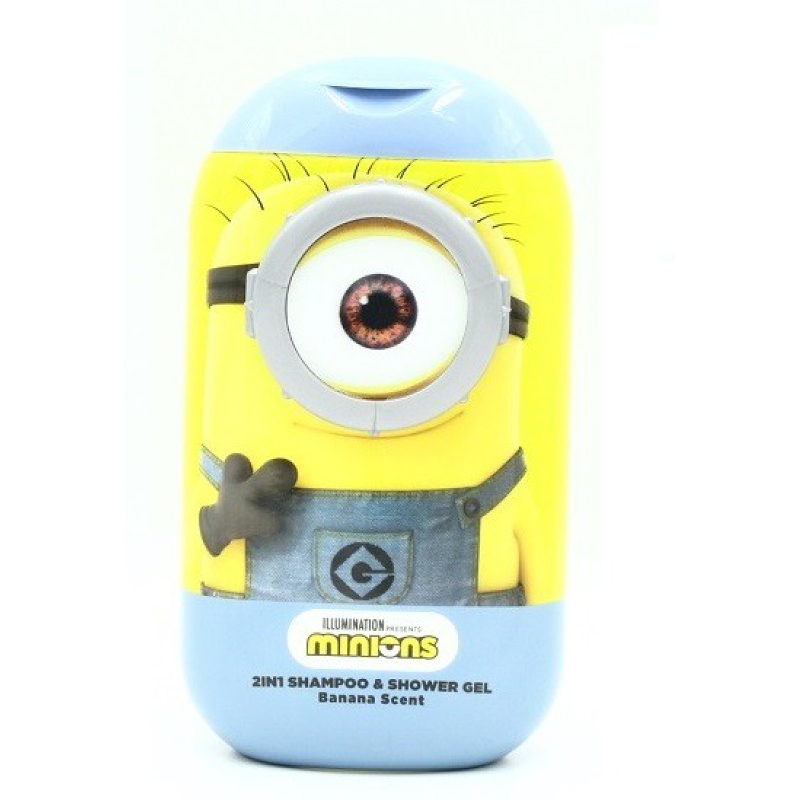 Το σαμπουάν και αφρόλουτρο Minions προσφέρει στο μπάνιο των παιδιών διασκέδαση με τους φίλους των Minions. Είναι ένα απαλό σαμπουάν κατάλληλο για όλους τους τύπους δέρματος και για το πλύσιμο των μαλλιών.